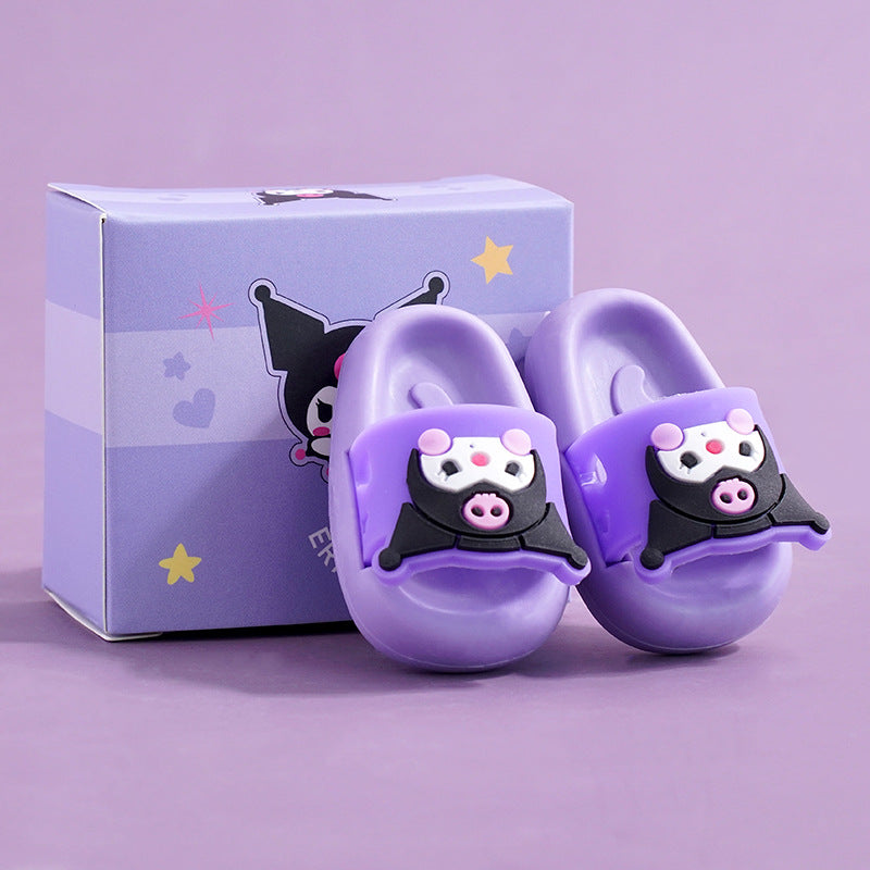 Creative Eraser, Cute Slipper-Shaped Eraser, High-Looking Kuromi Student Eraser, Clean and Less Crumbs Stationery