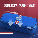 Deli Pencil Bag Boys Pupil Stationery Box 2023 New Pencil Case Large Capacity British Style College Stationery Bag