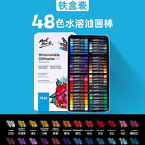 Montmartre Oil Painting Stick 24 Color Soft Crayon Training Studio Wholesale 12 Color Children Silky Super Soft Heavy Color Oil Painting Stick