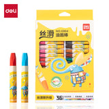 Deli 6961 Oil Pastel Children's Drawing Pen Set Crayons 12/18/24/36 Coloring Pens Wholesale