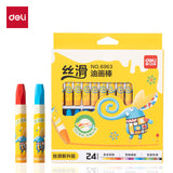 Deli 6961 Oil Pastel Children's Drawing Pen Set Crayons 12/18/24/36 Coloring Pens Wholesale