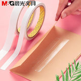 Morning Mg Light Cotton Paper Double-Sided Tape for Students' Crafts, Thin Double-Sided Adhesive Tape with Strong Adhesion, High Viscosity, Two-Sided Tape Pack