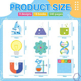 Cross-border Fun Science Series Post-it Notes suit Notes Notepad N Post-it Office School Supplies