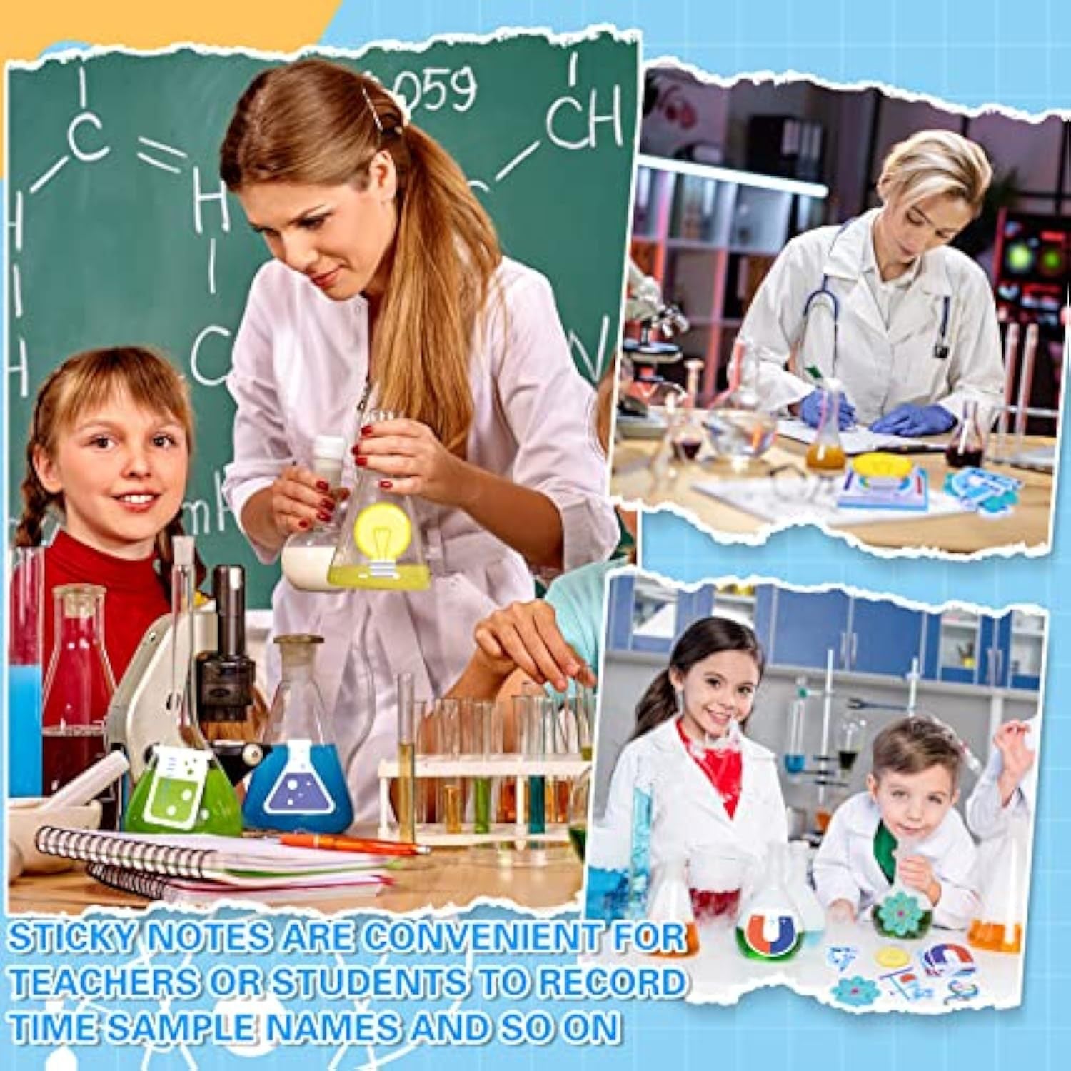 Cross-border Fun Science Series Post-it Notes suit Notes Notepad N Post-it Office School Supplies