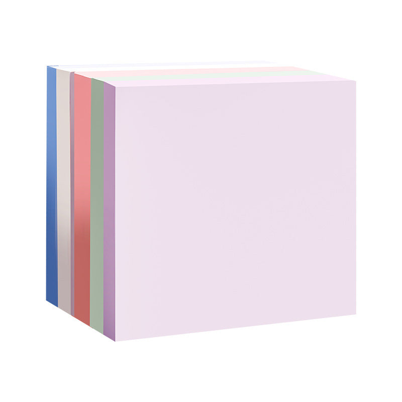 Morandi sticky note for students, strong sticky solid color color large note small notebook note paper small strip mark