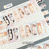 Cute Pet Special-Shaped Index Stickers, Cute and Good-Looking Labels, Sticky Notes, Student Catalog Classification Marks, Message Stickers