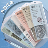 Student Set of Rulers 4-Piece Set Ruler 20cm Triangle Set Ruler Protractor Multi-Functional Primary School Student Macaron
