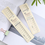 Creative plastic transparent ruler 15/20cm transparent ruler drawing measuring student stationery scale caliper