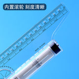 30cm angle parallel ruler roller ruler balance ruler Rolling ruler multi-function drawing design drawing ruler tool