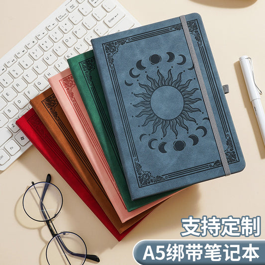 Cross-Border Retro Strap-On Notebooks, Notepads, Diaries, Journals, School Multi-Functional Notebooks, Wholesale from Manufacturers