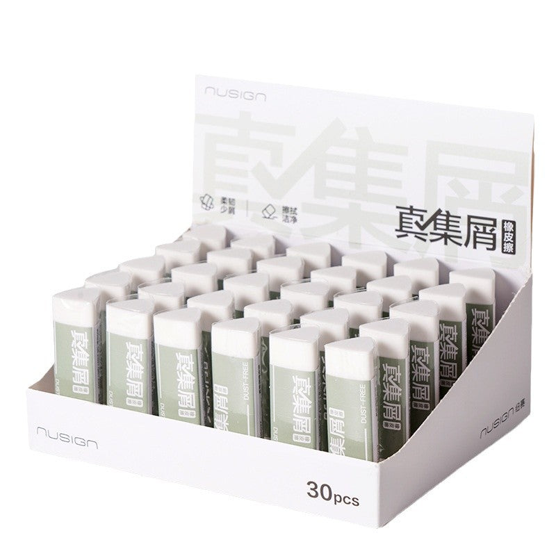 Deli New Sai Eraser NS037 White True Scrap Office Eraser Student Exam Sketch Eraser