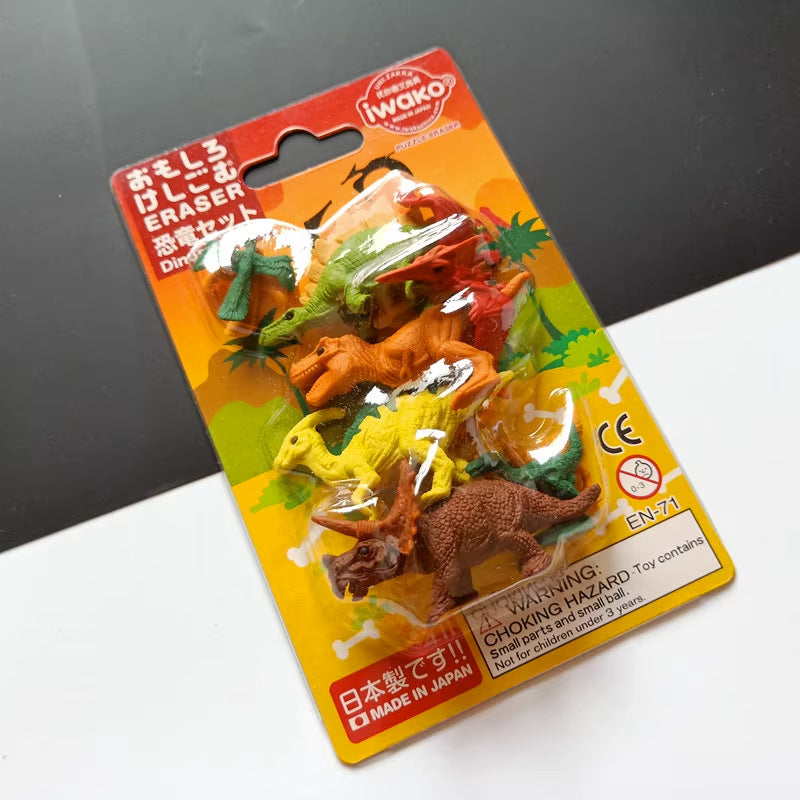 Wholesale Japanese Iwako Cartoon Detachable Combination Toy Gift Stationery Set Gift Eraser Assembly