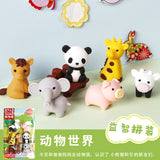 Wholesale Japanese Iwako Cartoon Detachable Combination Toy Gift Stationery Set Gift Eraser Assembly