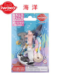 Wholesale Japanese Iwako Cartoon Detachable Combination Toy Gift Stationery Set Gift Eraser Assembly