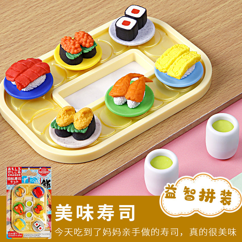 Wholesale Japanese Iwako Cartoon Detachable Combination Toy Gift Stationery Set Gift Eraser Assembly