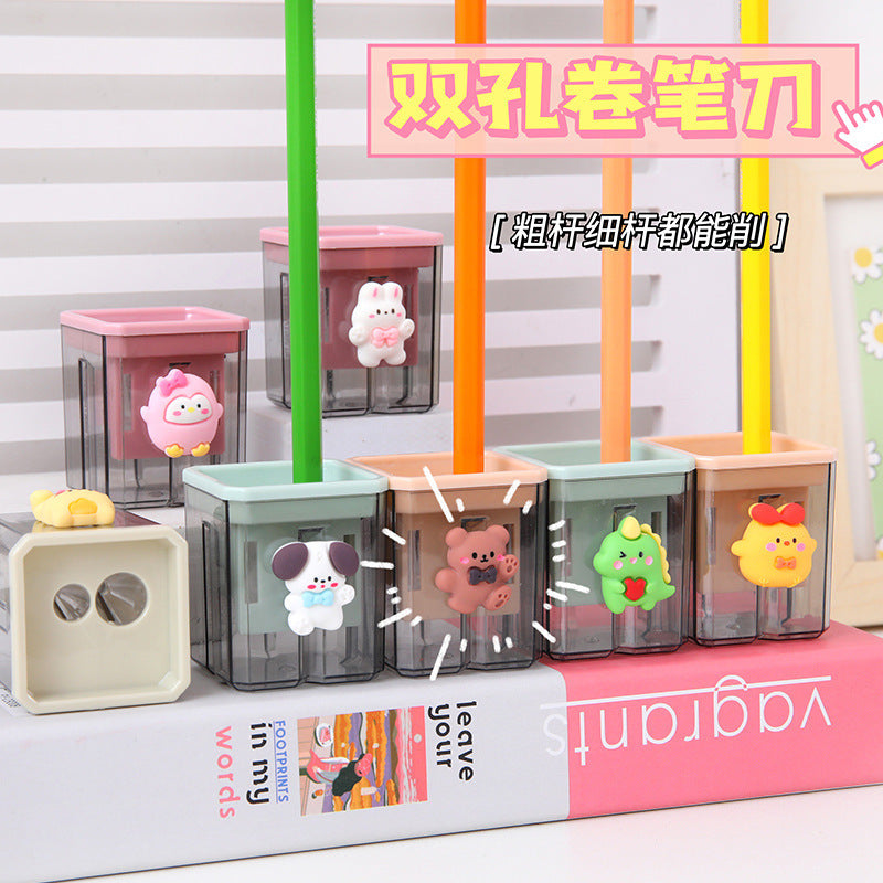 Pencil sharpener creative cartoon manual pencil sharpener student cute portable pencil sharpener pencil sharpener wholesale