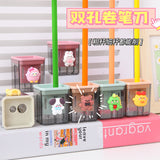 Pencil sharpener creative cartoon manual pencil sharpener student cute portable pencil sharpener pencil sharpener wholesale