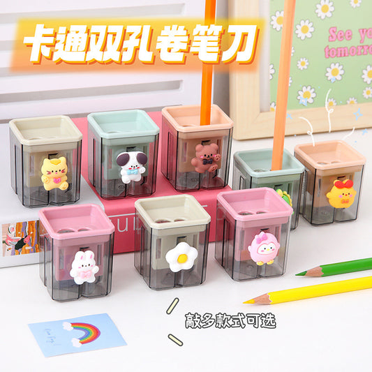 Pencil sharpener creative cartoon manual pencil sharpener student cute portable pencil sharpener pencil sharpener wholesale