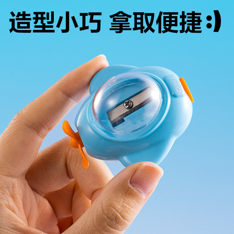 Deli Vb176 Small Submarine Pencil Sharpener for Students, Compact and Portable Pencil Sharpener