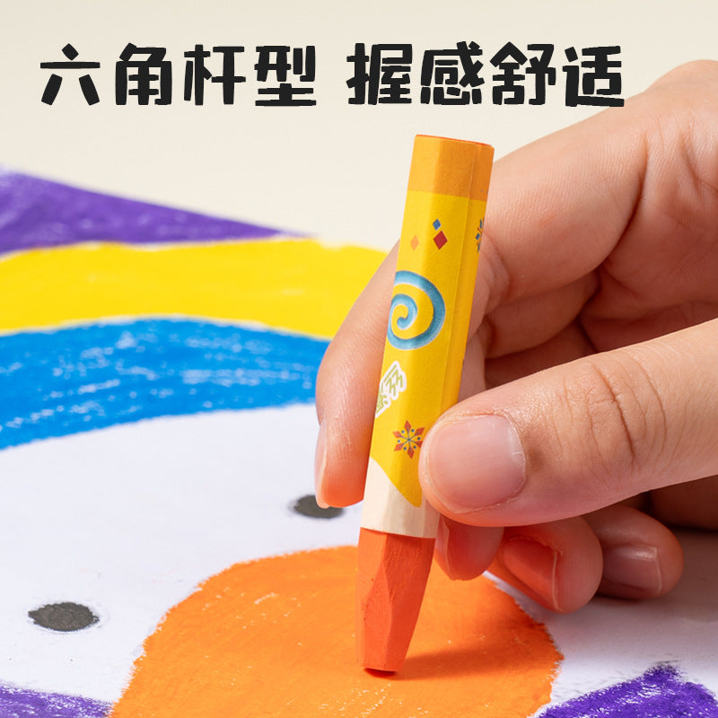 Deli 6961 Oil Pastel Children's Drawing Pen Set Crayons 12/18/24/36 Coloring Pens Wholesale