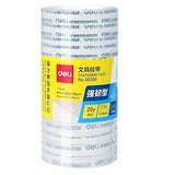 Deli Stationery tape children's handmade adhesive tape 12mm students use transparent small adhesive tape hand tear thin adhesive tape wholesale