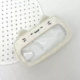 Japanese-Style Cartoon Kt Cat Ear Plush Pencil Case, High-Capacity, High-Appearance Value, Suitable for Middle and High School Students