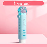 Cute Cat Claw Automatic Eraser Retractable Push-Pull Cartoon Student Eraser No Debris Push-Pull Eraser