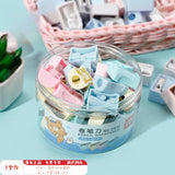 Efficient Pencil Sharpener with Three Holes for Different Thicknesses, Prevents Shavings from Flying, Suitable for Kindergarten and Elementary School Art Classes