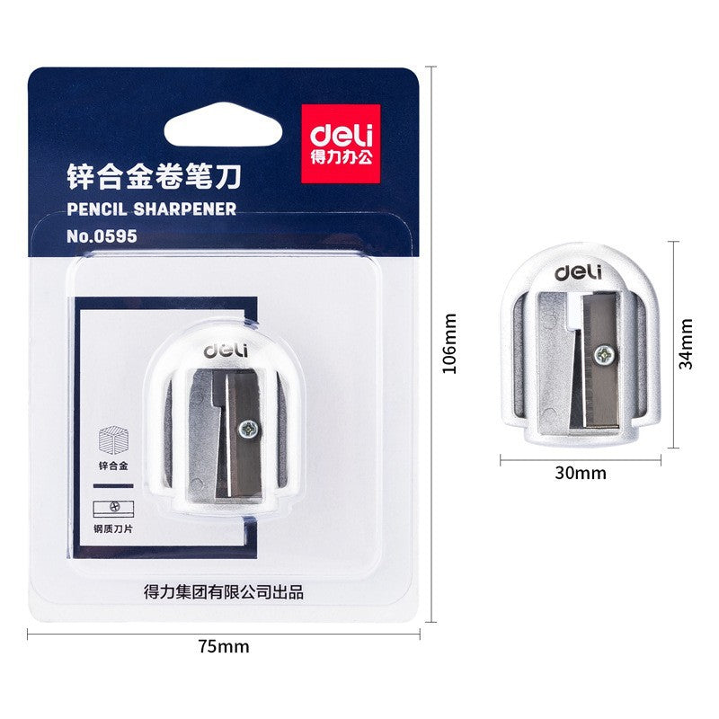 Efficient Pencil Sharpener with Three Holes for Different Thicknesses, Prevents Shavings from Flying, Suitable for Kindergarten and Elementary School Art Classes