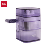 Deli X90 Automatic Pen-Feeding Pencil Sharpener Hand-Cranked Pencil Sharpener Manual Pencil Sharpener for Students