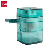 Deli X90 Automatic Pen-Feeding Pencil Sharpener Hand-Cranked Pencil Sharpener Manual Pencil Sharpener for Students