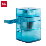 Deli X90 Automatic Pen-Feeding Pencil Sharpener Hand-Cranked Pencil Sharpener Manual Pencil Sharpener for Students