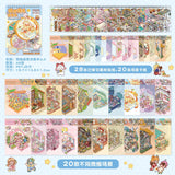 Landscape Sticker Collection Book 3D Miniature World Landscape Sticker Book Cute Educational DIY Decorative Stickers