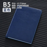 A5 business leather meeting notebook custom cover Logo classic pu notepad advertising gift box custom wholesale