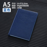 A5 business leather meeting notebook custom cover Logo classic pu notepad advertising gift box custom wholesale