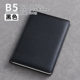 A5 business leather meeting notebook custom cover Logo classic pu notepad advertising gift box custom wholesale
