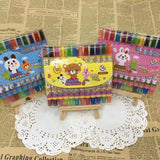 Cartoon Cute 12/18/24 Color Rotating Crayons Creative Painting Stationery Kindergarten Children's Short Crayons