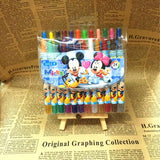 Cartoon Cute 12/18/24 Color Rotating Crayons Creative Painting Stationery Kindergarten Children's Short Crayons