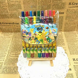 Cartoon Cute 12/18/24 Color Rotating Crayons Creative Painting Stationery Kindergarten Children's Short Crayons