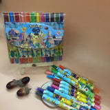 Cartoon Cute 12/18/24 Color Rotating Crayons Creative Painting Stationery Kindergarten Children's Short Crayons