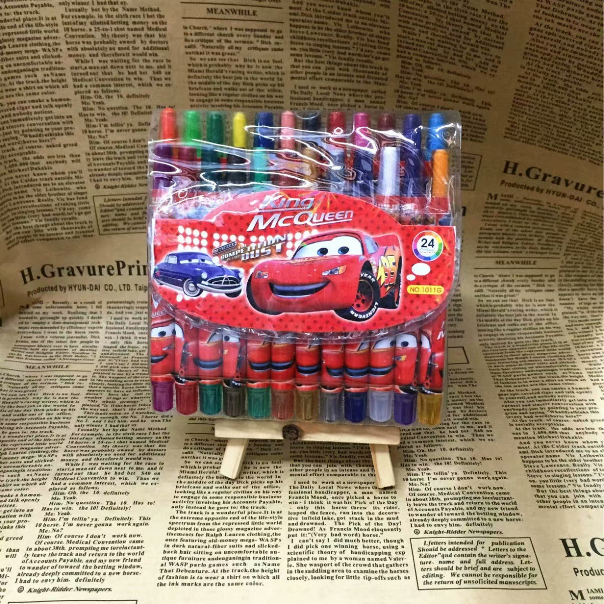 Cartoon Cute 12/18/24 Color Rotating Crayons Creative Painting Stationery Kindergarten Children's Short Crayons
