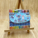 Cartoon Cute 12/18/24 Color Rotating Crayons Creative Painting Stationery Kindergarten Children's Short Crayons