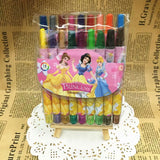 Cartoon Cute 12/18/24 Color Rotating Crayons Creative Painting Stationery Kindergarten Children's Short Crayons