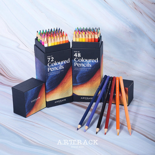 Cross-border explosions stationery color lead wholesale set 72 color oily color pencil painting color pencil designer brush