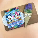 1012 cartoon cute 12 color rotating crayon creative painting stationery kindergarten children long crayons
