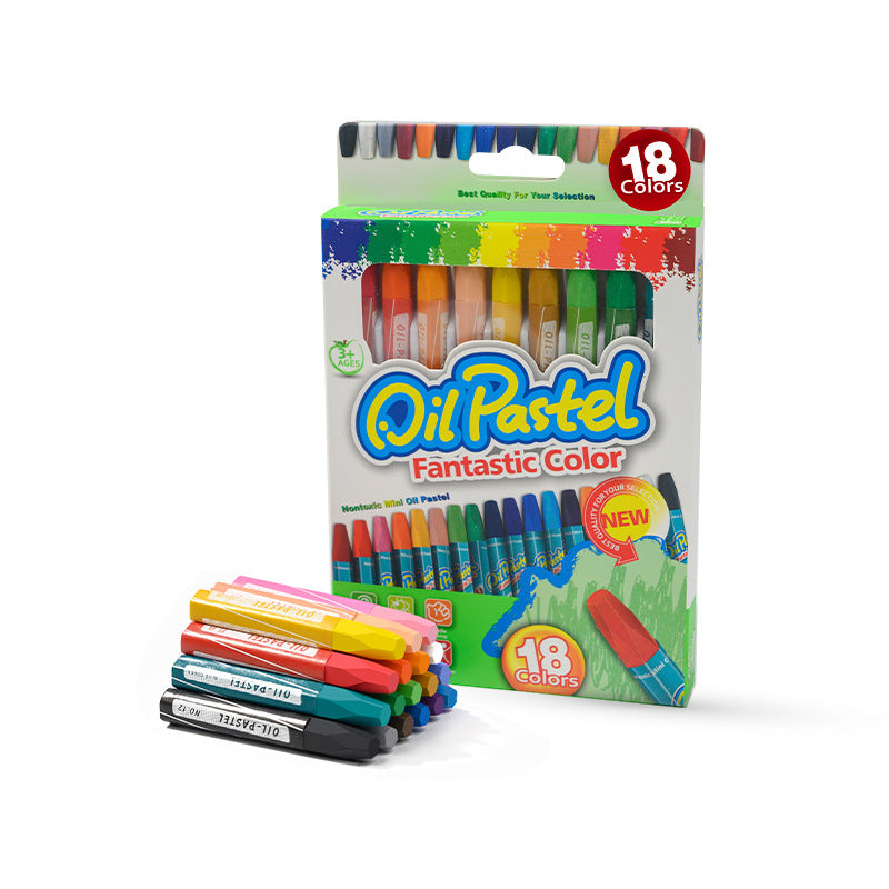 Carefully Selected Heavy Color Oil Crayons 36 Colors Kidsren's Painting Pens Environmentally Friendly Coloring Stick Waterproof Hexagonal Oil Pastels