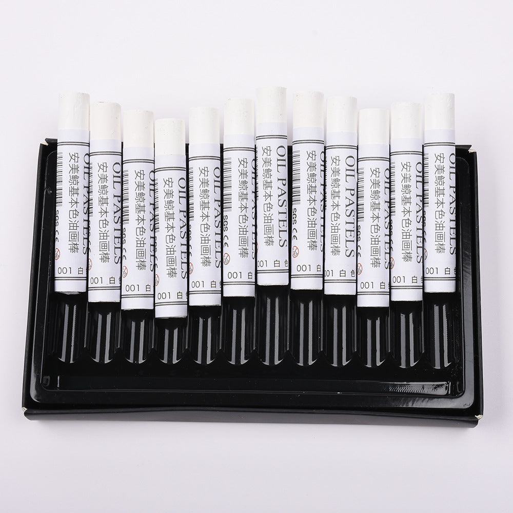 Bulk Single-Color Soft Refill Art Institution Kindergarten Thick Color Crayon Heavy Color Oil Pastel Manufacturer Wholesale