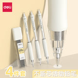 Deli automatic pencil 0.5hb activity pencil primary school students with high toughness anti-break core automatic pen stationery wholesale