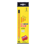 Chinese Pencil 6700 Large Triangle Bold Beginner Writing Kidsren's Correction Grip Hb Thick Rod Student Practice Calligraphy 2B