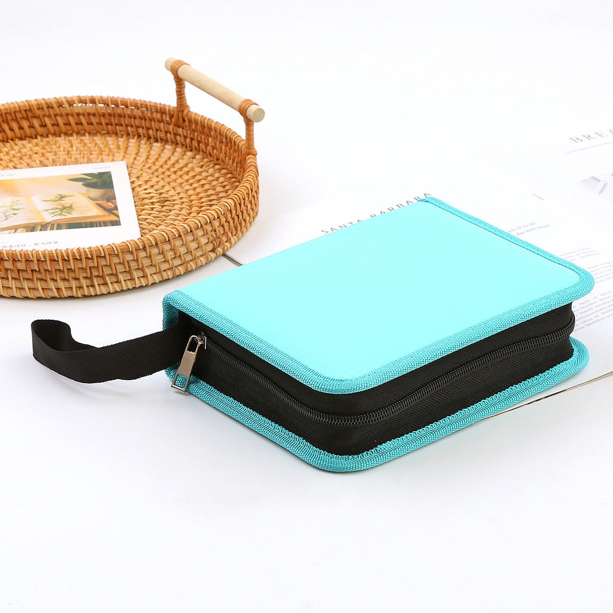 Student Stationery Storage Bag, Gel Pen, Fountain Pen, Pencil Case, Art Drawing Pencil Bag, 28 Holes, 36 Holes, Lightweight and Portable